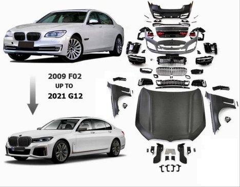 BMW F01 7 SERİSİ (13-15) MAKYAJLI KASA İÇİN G12 FACELİFT BODY KIT (XENON FARLI MODEL İÇİN)